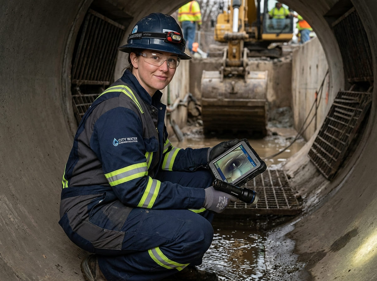 Sewer Line Inspection & Replacement in Flatonia